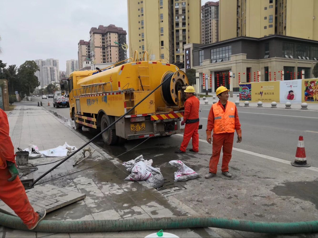 丹徒排污管道清淤-管道清洗